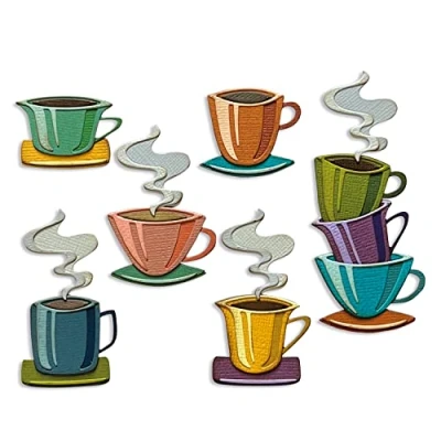 Afbeelding van Sizzix Thinlits stansset 28 stuks Papercut Café van Tim Holtz, 666287