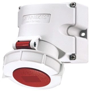 Afbeelding van Mennekes wandcontactdoos 16a 5p 6h 400v ip67 9342