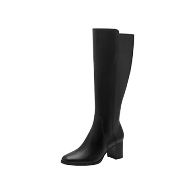 Afbeelding van Marco Tozzi Lange laarzen voor dames, 2 25522 43, zwart, 39 EU, EU