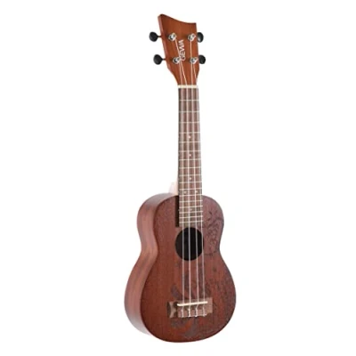 Afbeelding van GEWA Sopraan Ukelele Manoa KT SO Nippon Sapelli mat met Gig Bag