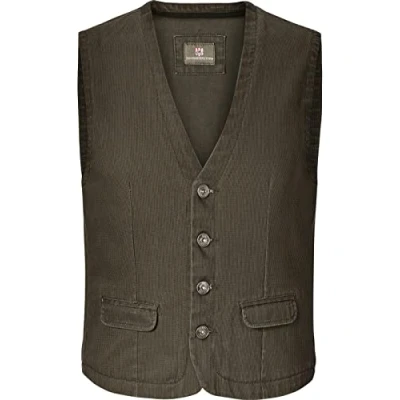 Afbeelding van Jan Vanderstorm gilet Plus Size TORELL olijfgroen