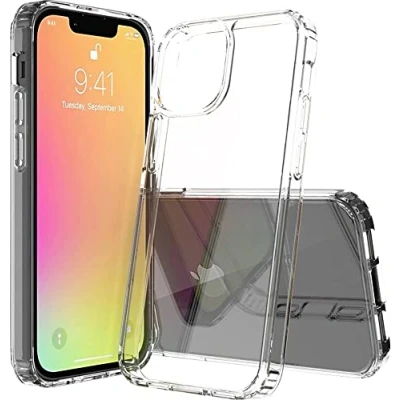 Afbeelding van JT Berlin Pankow Clear Backcover Apple iPhone 13 mini Transparant Stootbestendig, Inductieve lading