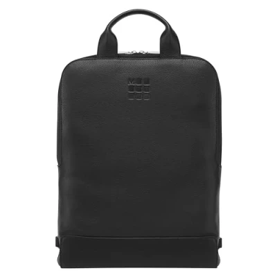 Afbeelding van Moleskine Klassieke Verticale Apparaattas, Leren Laptoprugzak Voor Laptop, Tablet, Notebook En Ipad Tot 15&quot;, Kantoor Werktas, Formaat 30 X 8,5 40 Cm, Zwart