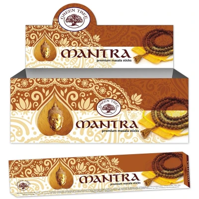 Afbeelding van Green Tree Wierook Mantra, 15 gram