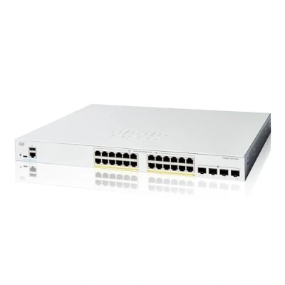 Afbeelding van Cisco KATALYSATOR 1200 24 POORTS GE VOLLEDIG (28 Havens), Netwerkschakelaar, Wit