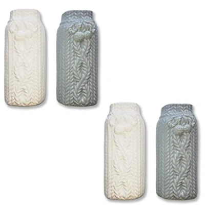 Afbeelding van Luchtbevochtiger 4 delige set van keramiek PULLOVER plat voor bevestiging aan radiator verwarming waterverdamper diffuser a1659