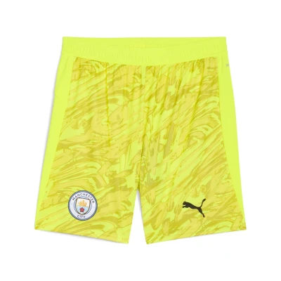 Afbeelding van PUMA Manchester City 25/26 keepersshort voor Heren, Geel, Maat L