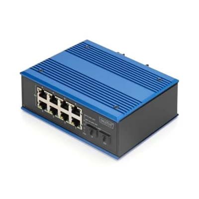 Afbeelding van Digitus DN 651150 netwerk switch Unmanaged Gigabit Ethernet (10/100/1000) Zwart, Blauw