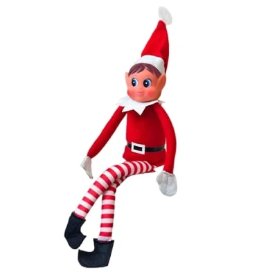 Afbeelding van GLOW Wholesale Elvie (meisje) Leuke en speelse elfen gedragen zich slecht figuur met zacht lichaam vinyl gezicht, rood