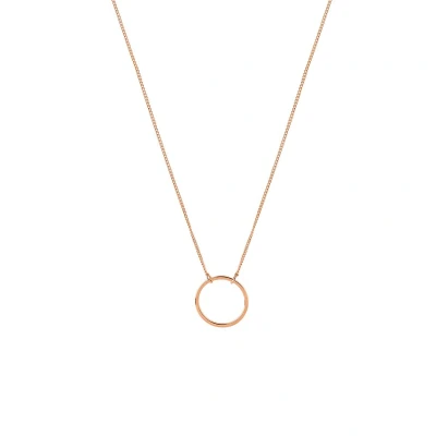 Afbeelding van Rosé Goud Plated ketting met cirkel