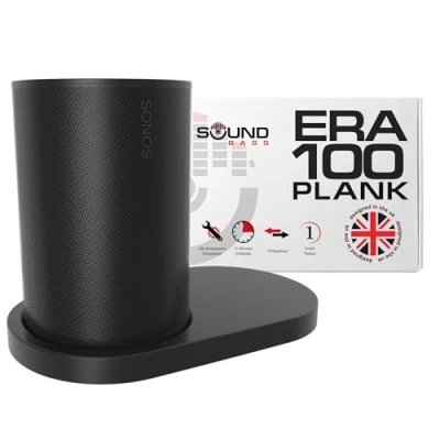 Afbeelding van ERA100 Plank Wandmontage, Compatibel met Sonos ERA 100 Luidspreker, Beugel, Snoerbeheer, Montagehardware (Zwart)