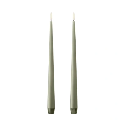 Afbeelding van ester &amp; erik taper kaars LED 30 cm 2 pack 69 Artichoke