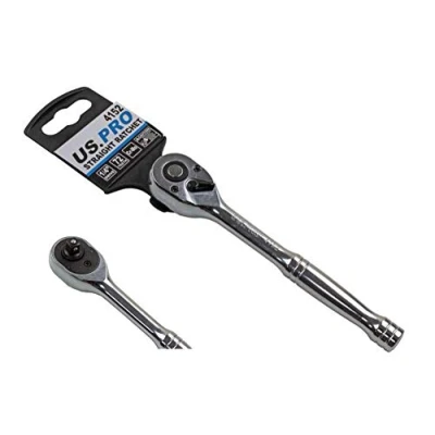 Afbeelding van US PRO 1/4&quot; Drive 72T Snelle release omkeerbare ratel Socket moersleutel 4152, metaal