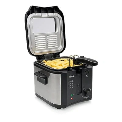 Afbeelding van Tristar Friteuse FR 6878 2,5 liter 1600W Inklapbaar handvat RVS/Zwart