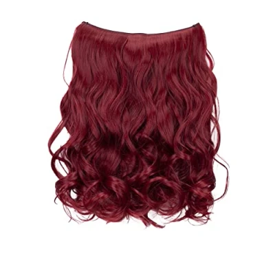 Afbeelding van CAISHA 1 Inslag Extension Met Elastische Band Haarextensies Haarstukje Golvend Rood E118