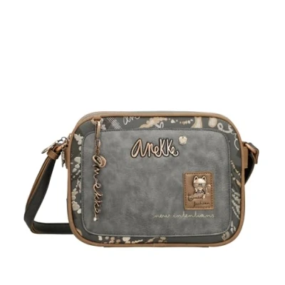 Afbeelding van Anekke schoudertas Real Intentions 3 Compartment Crossbody Bag Multicolor veelkleurig
