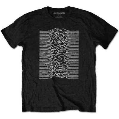 Afbeelding van Joy Division Unknown Pleasures Heren T shirt S Zwart