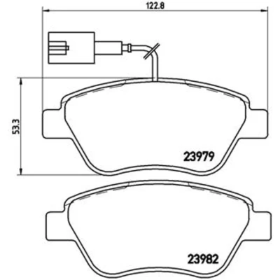 Afbeelding van Brembo Remblokset P 23 140