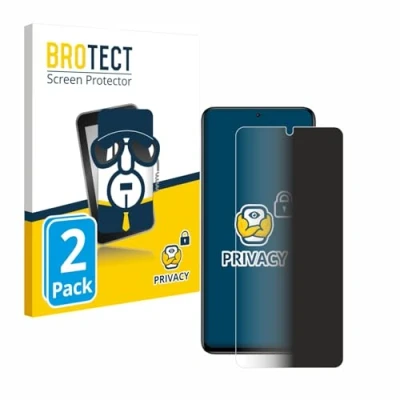 Afbeelding van BROTECT privacy screenprotector voor Xiaomi Redmi Note 11 Pro+ 5G Folie Beschermfolie Blauwlichtfilter (2 Stuks)