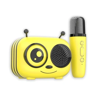 Afbeelding van Karaokekit / Bluetooth luidspreker en draadloze microfoon Algemene voorwaarden MAYA, Magische stemeffecten, batterijduur van 8 uur, opladen via USB