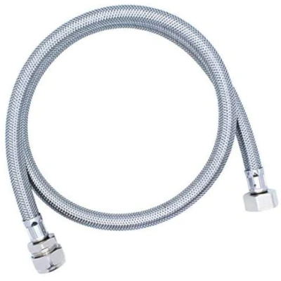 Afbeelding van 15mm x 1/2&quot; BSP Flexibele gevlochten slangkraan Flex Connector 900mm Extra lang