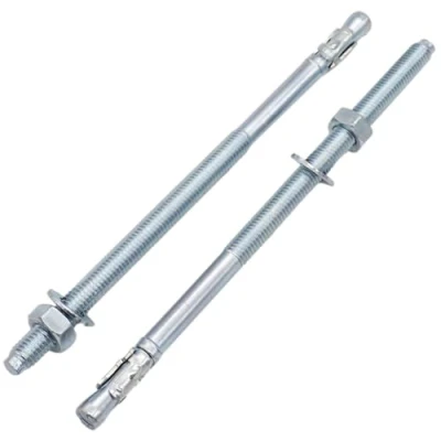 Afbeelding van SKIR&#039;CO (6 stuks) Verzinkte wigankers M8 x 165 mm, metalen pluggen, ankerbout, metselankers, betonanker