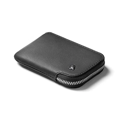 Afbeelding van Bellroy Leren Card Pocket Portemonnee (max. 15 kaarten en biljetten) Charcoal Cob