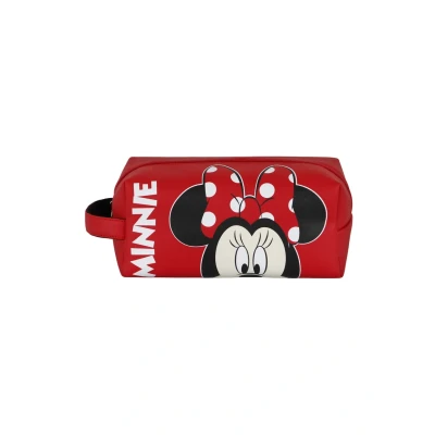 Afbeelding van Minnie Mouse Curious Brick Plus Travel Toilettas, Rood, Eén maat, Toilettas Nieuwsgierig