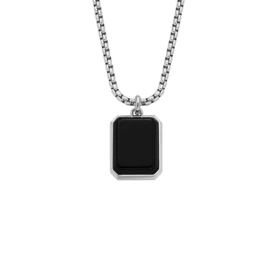 Afbeelding van Fossil Ketting silvercoloured, Heren, Maat: One Size, Silver/coloured