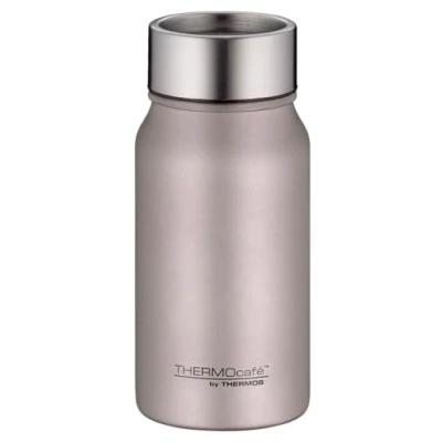 Afbeelding van THERMOcafé by THERMOS TC DRINKING MUG Rosemat, 0,35 l, thermobeker van roestvrij staal, isolatiebeker, koffiebeker om mee te nemen, lekvrij, 8 uur warm en 16 koud, vaatwasmachinebestendig,