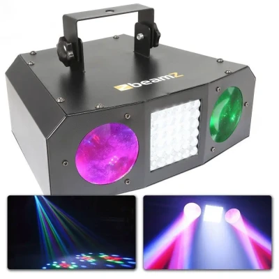 Afbeelding van BeamZ Uranus Dubbel Moon en Stroboscoop LED Lichteffect
