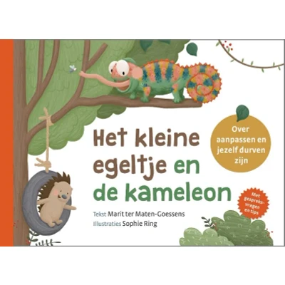 Afbeelding van Het kleine egeltje en de kameleon (Hardback)