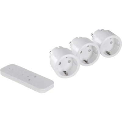 Afbeelding van Stekkers met afstandsbediening Q link 2300W (Randaarde, Set)
