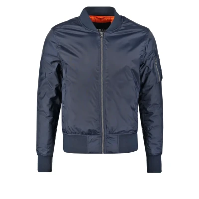 Afbeelding van Urban Classics Basic Bomberjacks, Heren, Maat: XXL, Navy