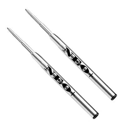 Afbeelding van NEO+ balpenvullingen, compatibel met Montblanc balpennen. Vullingen zwarte inkt een punt van 1 mm, Biros 2 x balpenvullingen