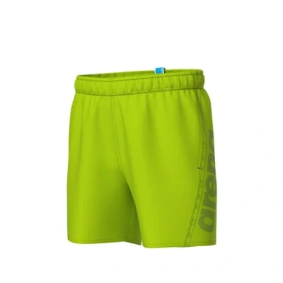 Afbeelding van arena Fundamentals Logo Jr Boxer R Zwembroek voor jongens, Artic Lime Mangrove, 14 15 Jaar