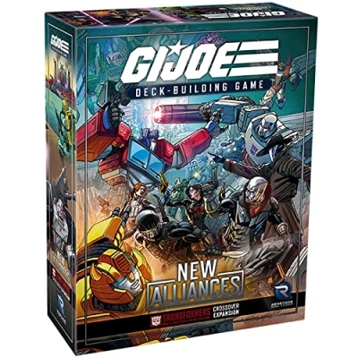 Afbeelding van Renegade Game Studios G.I. JOE Deck Building Nieuwe allianties: een Transformers Crossover Kaartspeluitbreiding Leeftijd 14+ 1 4 spelers 45 70 minuten speeltijd