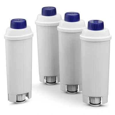 Afbeelding van De&#039;Longhi Original Wasserfilter 4er Pack DLSC321 Zubehör für Kaffeevollautomaten mit Wasserfilter, Pflege und Schutz der Maschine, optimiert die Kaffeequalität schützt vor Kalk