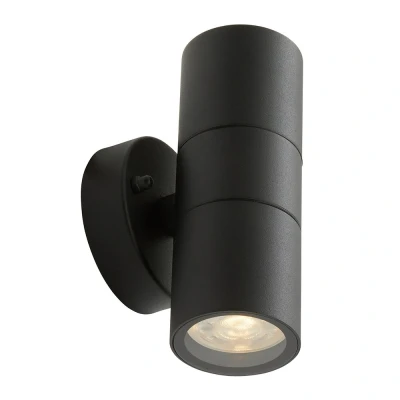 Afbeelding van Franssen GU10 up &amp; downlighter Finmotion zwart 401261 10