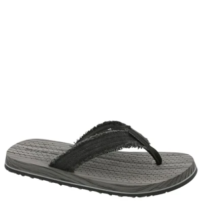 Afbeelding van Skechers Teensandalen, Heren, Maat: 46, Nero Textiel