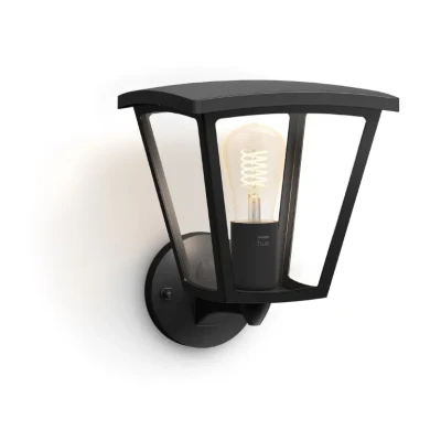 Afbeelding van Hue Inara muurlamp warmwit licht zwart Philips
