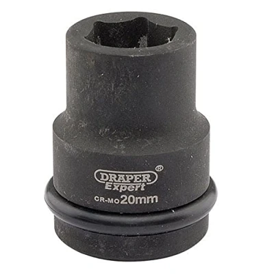 Afbeelding van Draper Expert 5001 20mm 3/4&quot; vierkante aandrijving Hi Torq 6 punts slagcontactdoos