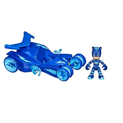 Afbeelding van PJ MASKS F2135 Deluxe Vehicle Preschool, Cat Car Toy with Catboy Action Figure for Kids Ages 3 and Up, Black
