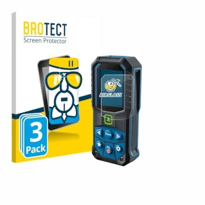 Afbeelding van BROTECT Screenprotector voor Bosch GLM 50 23 Folie Beschermfolie Beschermglas transparant (3 Stuks)