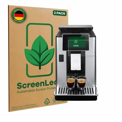 Afbeelding van ScreenLeaf Screenprotector voor DeLonghi PrimaDonna Soul ECAM612.55.SB Duurzame schermbescherming Folie Beschermfolie transparant (2 Stuks)