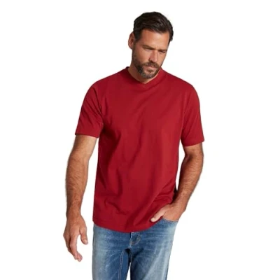 Afbeelding van JP1880 Tshirt basic, Heren, Maat: 6XL, Burgunderrot