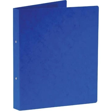 Afbeelding van Bronyl ringmap, voor ft A4, uit glanskarton, 2 ringen van 25 mm, blauw ringmap