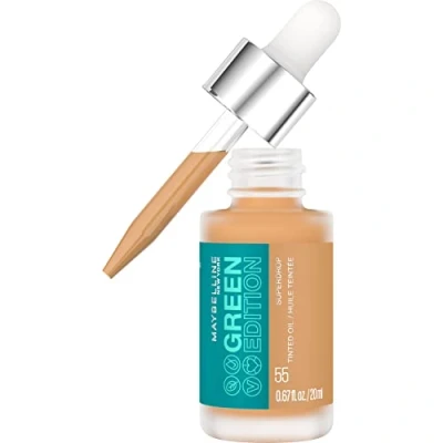 Afbeelding van Maybelline New York Superdrop Tinted DRY OIL Green Edition Foundation, Dames, Maat: 20 ml, 55