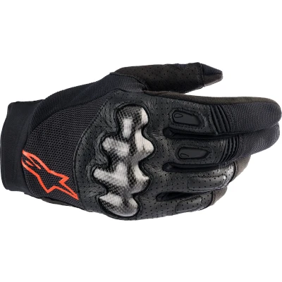 Afbeelding van Alpinestars 2024 Megawatt Crosshandschoenen Zwart / Fluor Rood maat 3XL
