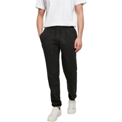 Afbeelding van Build Your Brand Heren sportbroek Heavy sweatpants joggingbroek voor mannen verkrijgbaar in zwart of grijs, maten S 5XL, zwart,